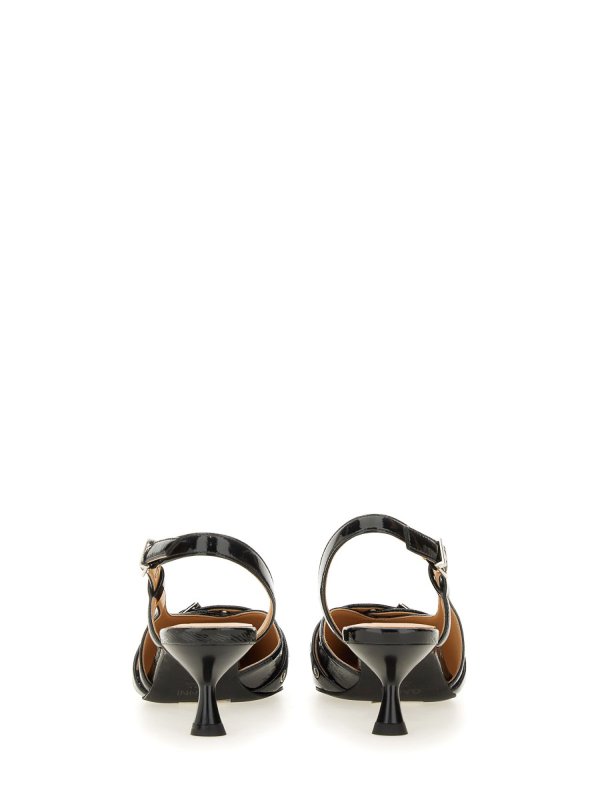 Black slingback shop online: GANNI
