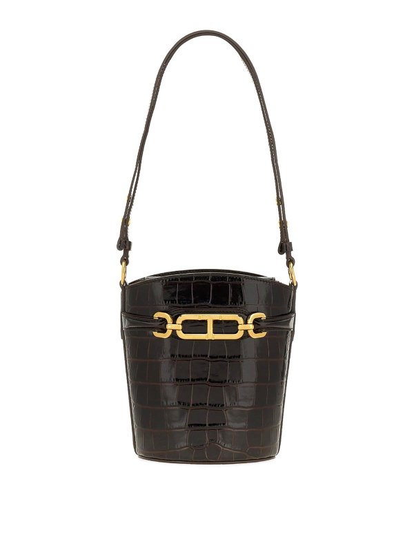 TOM FORD: Bolsos Saco - Bolso Saco - Marrón