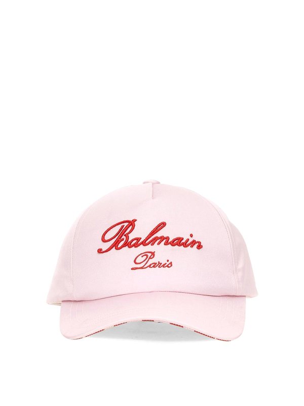 Balmain: Sombreros - Sombrero - Color Carne Y Neutral