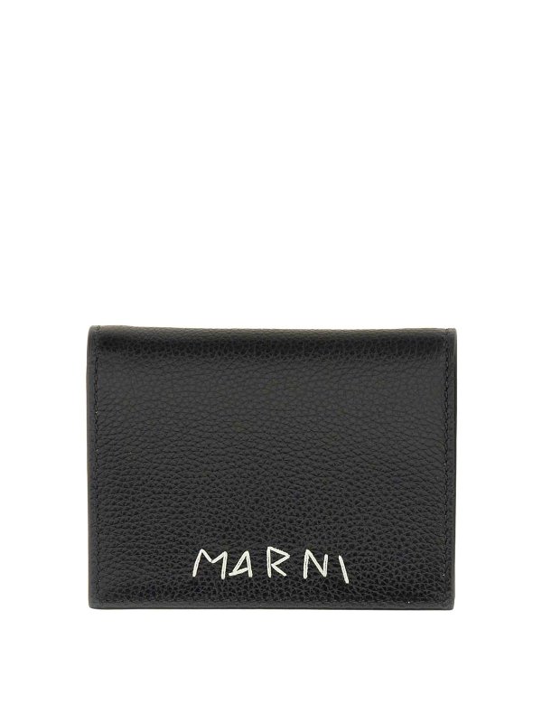 Marni: wallets & purses - Leather Wallet
