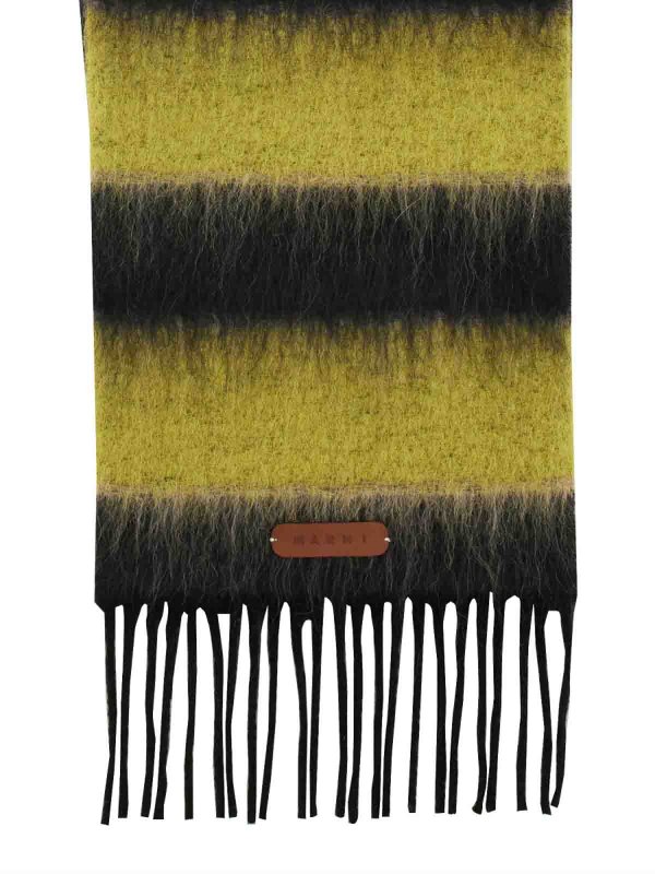 Marni: scarves online - Striped Scarf