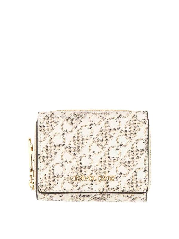 Michael Michael Kors: Portemonnaies und Geldbörsen - Portemonnaie - Beige