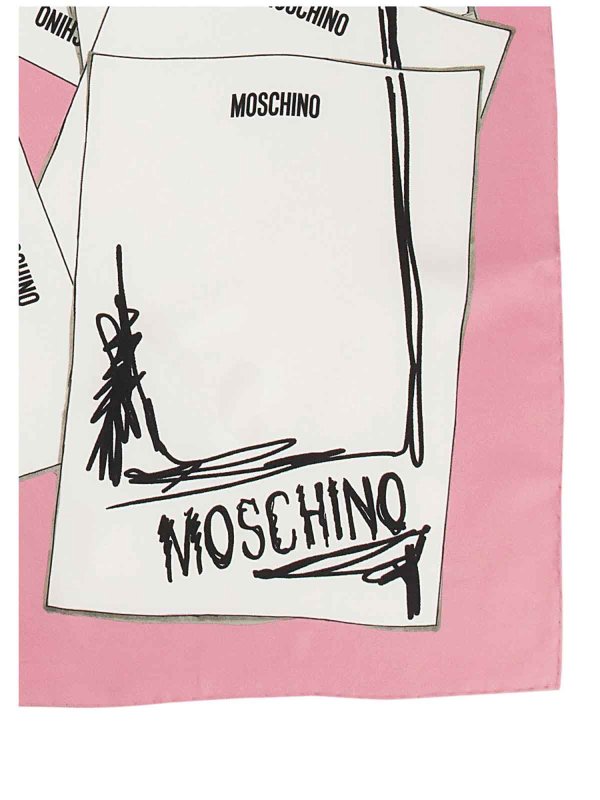 MOSCHINO: Bufandas y pañuelos online - Bufanda - Color Carne Y Neutral