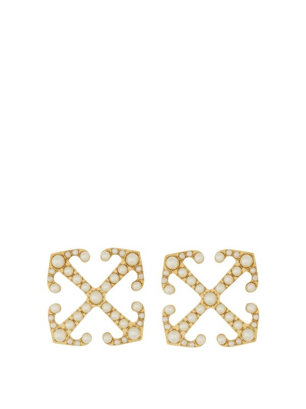 OFF-WHITE: Ohrringe - Ohrring - Gold