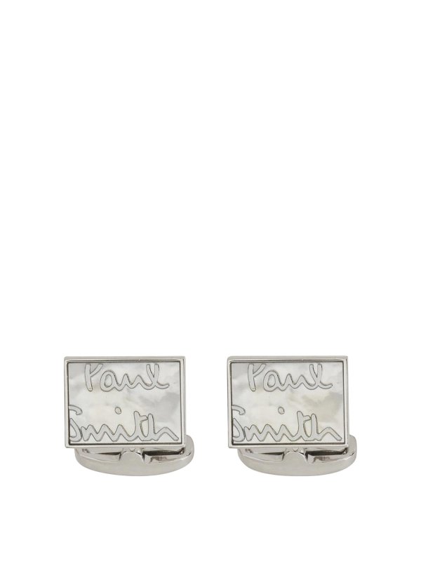 PAUL SMITH: Manschettenknöpfe - Manschettenknöpfe - Weiß
