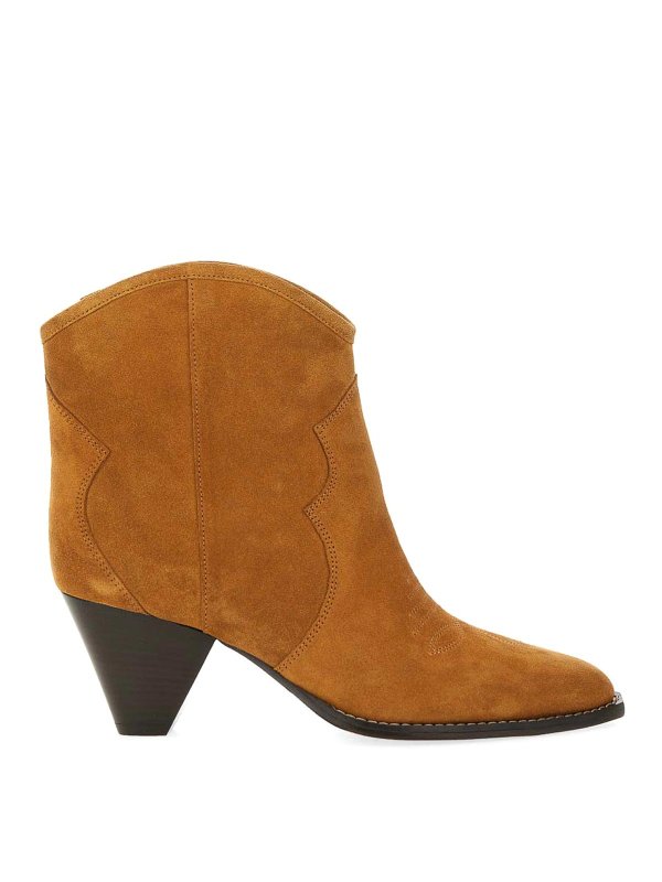 ISABEL MARANT: Stiefeletten - Stiefel - Hellbraun