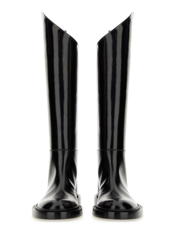 The Best Shops JIL SANDER: boots - Leather Boot