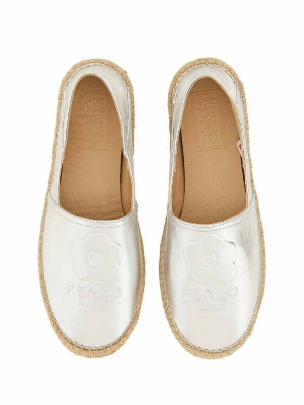 KENZO: espadrilles online - Leather Espadrilles