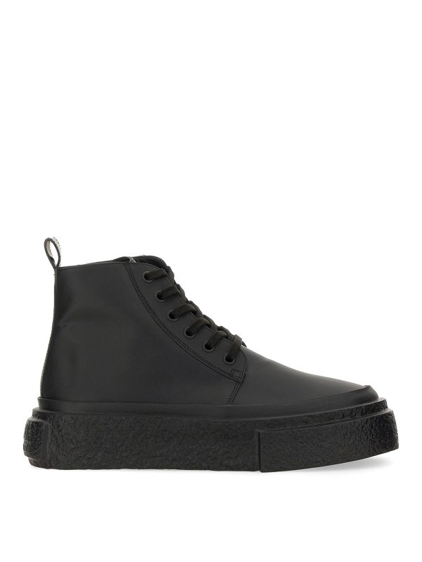 MM6 MAISON MARGIELA: lace-ups shoes - Leather Lace-Up Sneaker