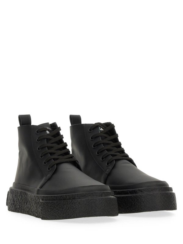 MM6 MAISON MARGIELA: lace-ups shoes online - Leather Lace-Up Sneaker