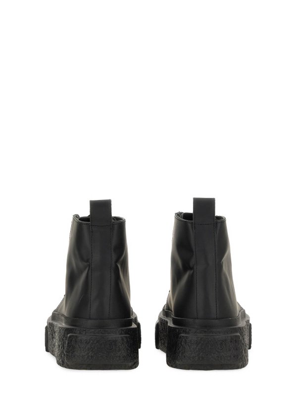 The Best Shops MM6 MAISON MARGIELA: lace-ups shoes - Leather Lace-Up Sneaker