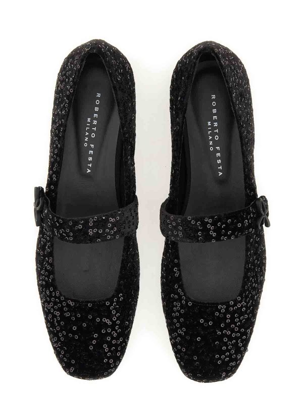 The Best Shops ROBERTO FESTA: flat shoes - Ballerina With Rhinestones