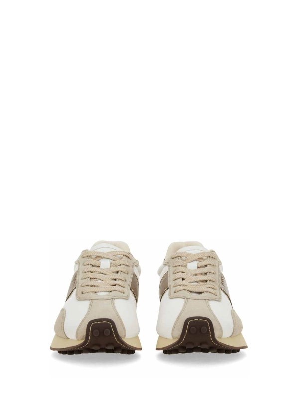 Leather And Fabric Sneaker shop online: TOD
