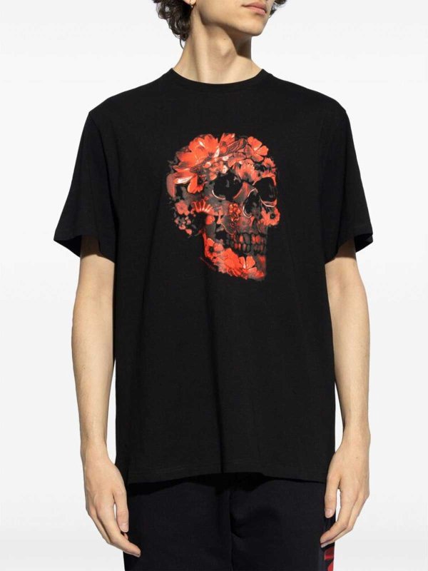 ALEXANDER MCQUEEN: Tシャツ online - Tシャツ - 黒