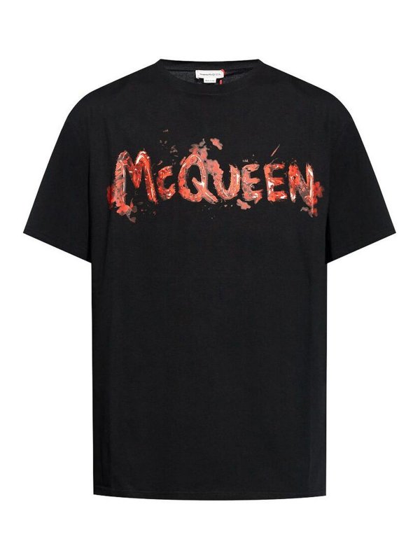 Alexander Mcqueen T-Shirt - Black - Men|794578QTABO0512
