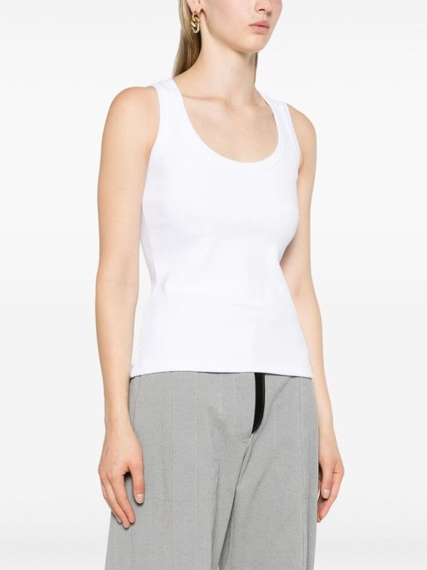 The Best Shops ALEXANDER MCQUEEN: トップス＆タンクトップ - トップ/タンクトップ - 白