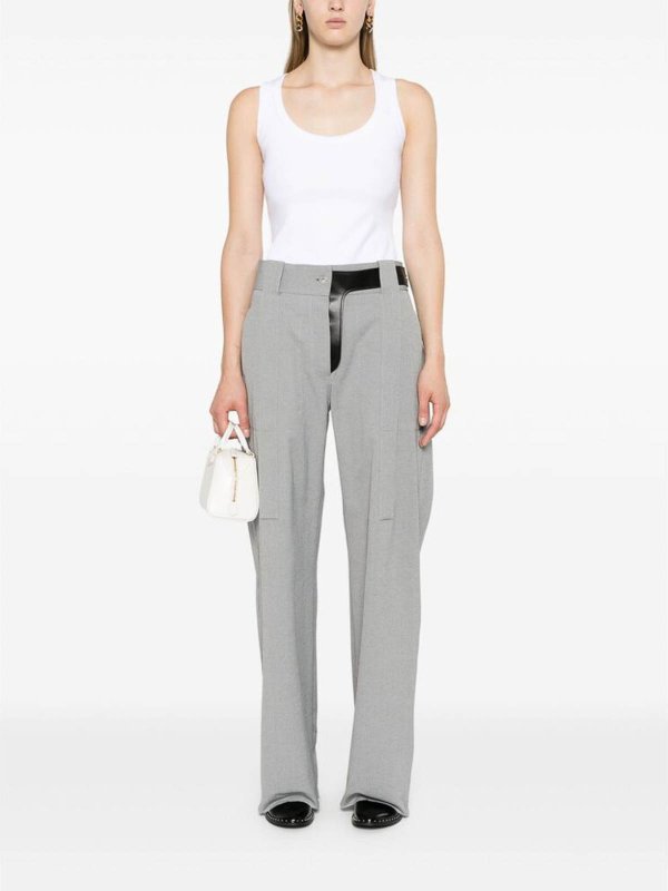 トップ/タンクトップ - 白 shop online: ALEXANDER MCQUEEN