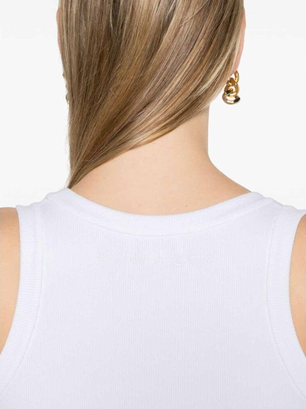 ALEXANDER MCQUEEN buy online トップ/タンクトップ - 白