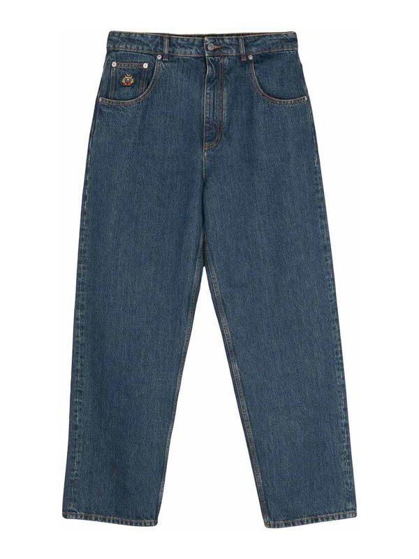 BALLY: Straight Leg Jeans - Straight Leg Jeans - Blau