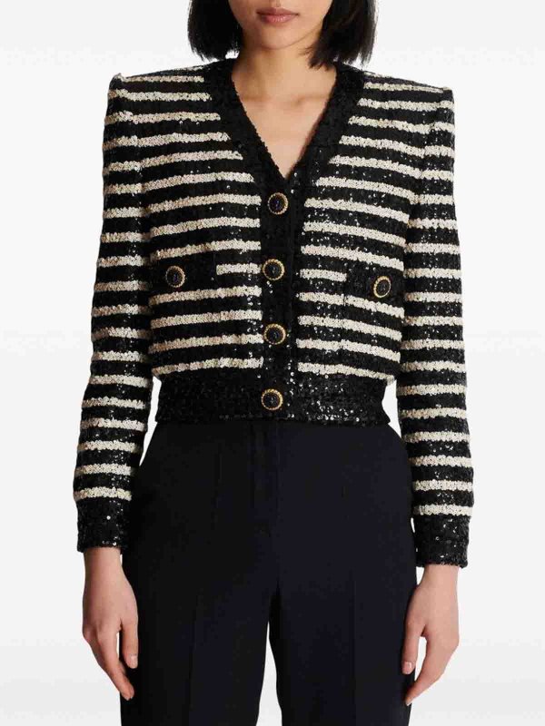 Balmain buy online クルーネック - 黒