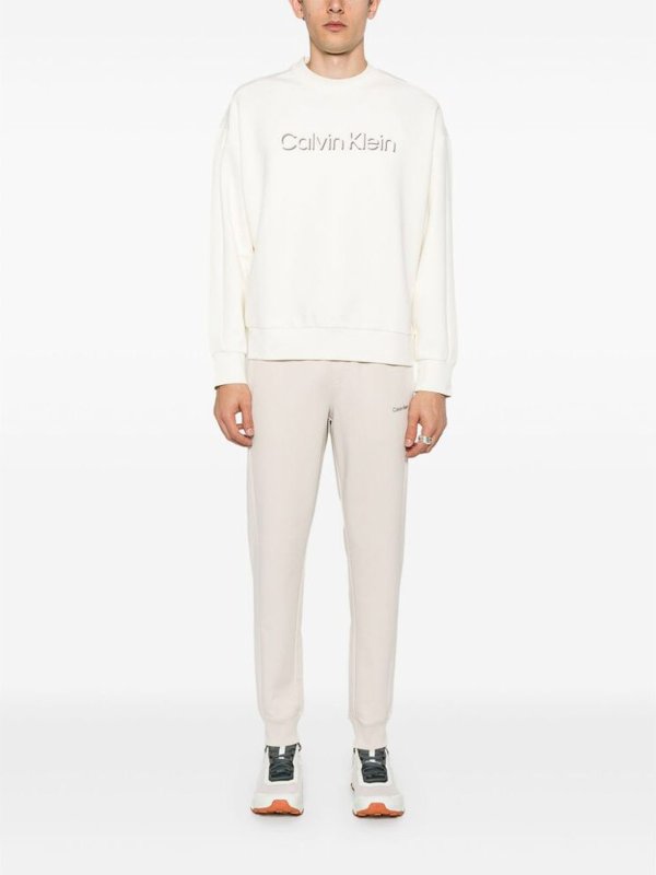 The Best Shops CALVIN KLEIN: Sudaderas y suéteres - Sudadera - Crema