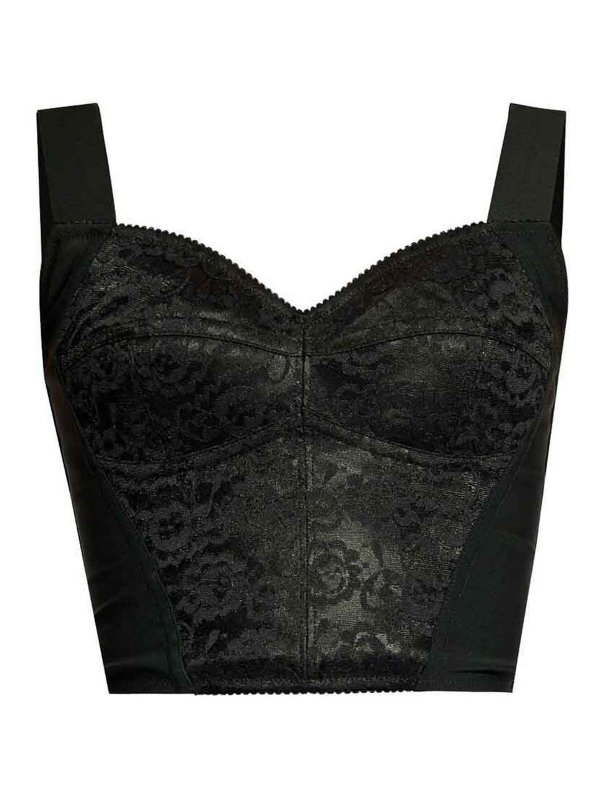 DOLCE & GABBANA: Tops & Débardeurs - Top - Noir