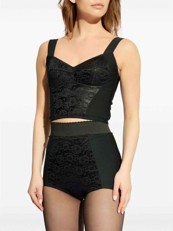 Top - Noir shop online: DOLCE & GABBANA