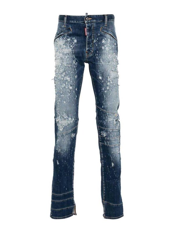 DSQUARED2: straight leg jeans - Jeans