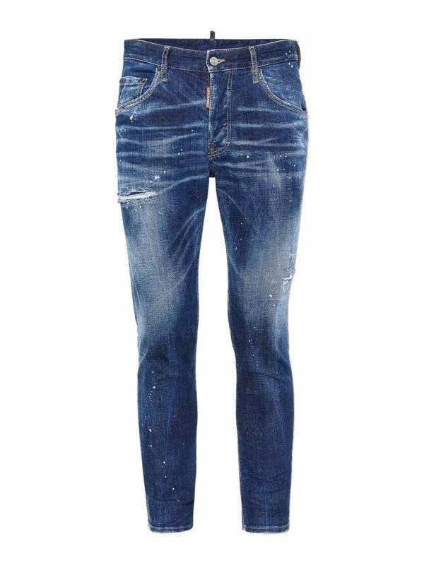 DSQUARED2: straight leg jeans - Jeans