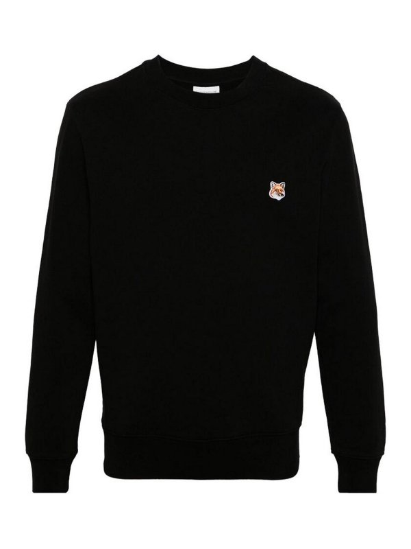 MAISON KITSUNÉ: スウェット＆セーター - スウェットシャツ/セーター - 黒