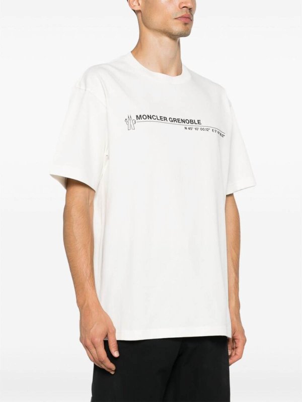 MONCLER GRENOBLE: Camisetas online - Camiseta - Blanco