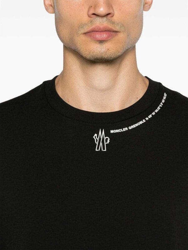 The Best Shops MONCLER GRENOBLE: Tシャツ - Tシャツ - 黒