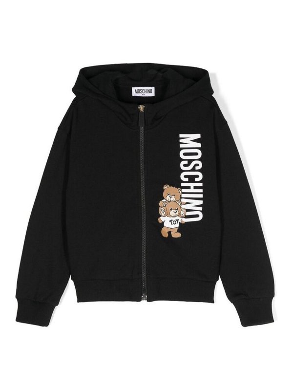 MOSCHINO: スウェット＆セーター - スウェットシャツ/セーター - 黒