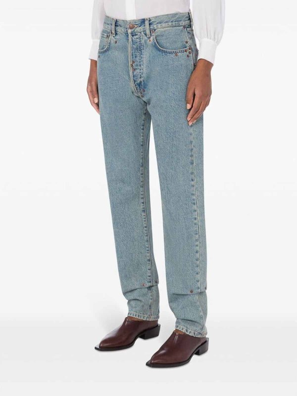 MOSCHINO: straight leg jeans online - Pants