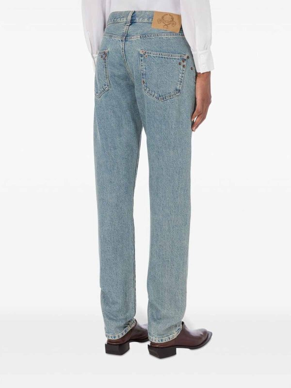 The Best Shops MOSCHINO: straight leg jeans - Pants