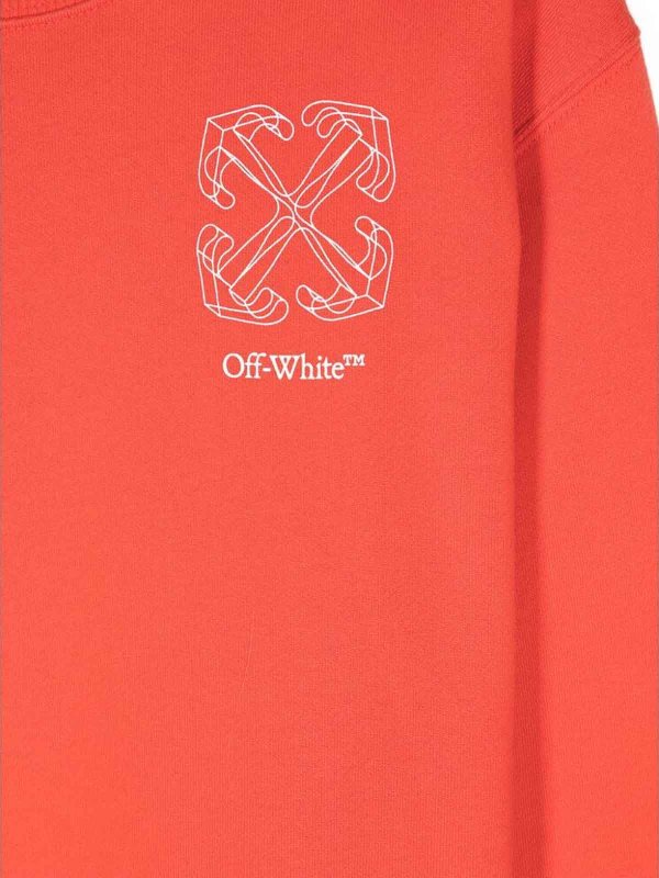 The Best Shops OFF-WHITE: Sudaderas y suéteres - Sudadera - Rojo