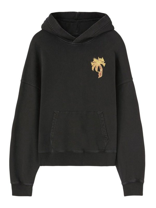 Palm Angels: Sweatshirts und Pullover - Sweatshirt - Schwarz
