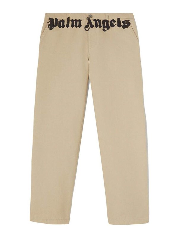 Palm Angels: jeans dritti, a sigaretta - Pantaloni