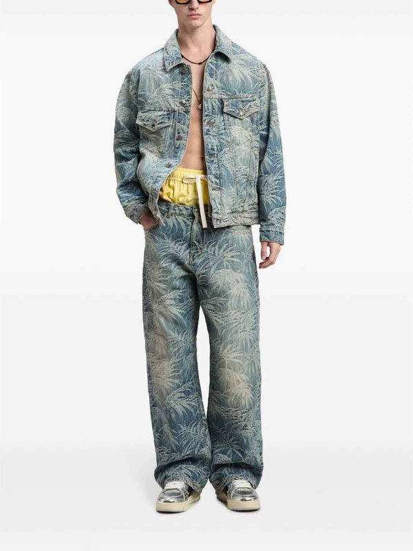 Palm Angels: straight leg jeans online - Jeans