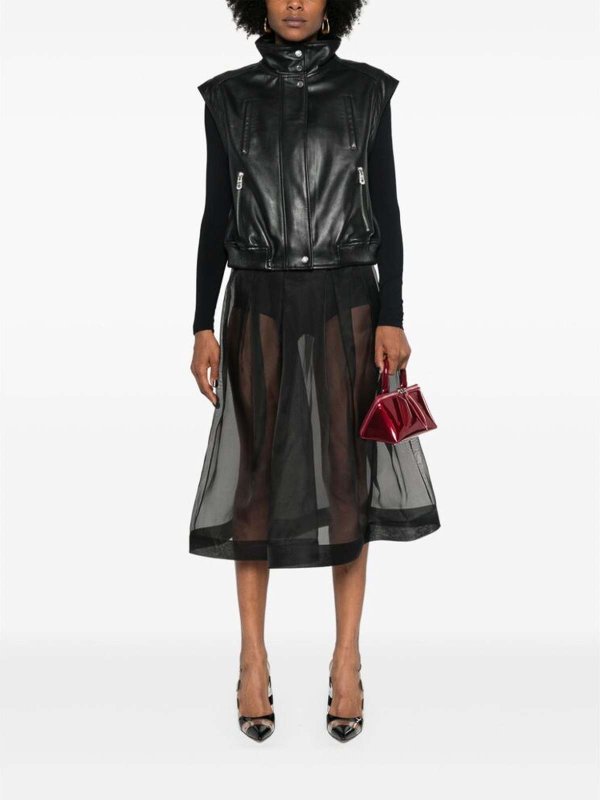 Leather jacket shop online: Pinko