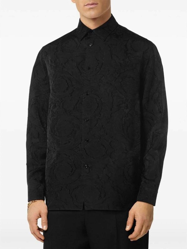 VERSACE: Camisas online - Camisa - Negro