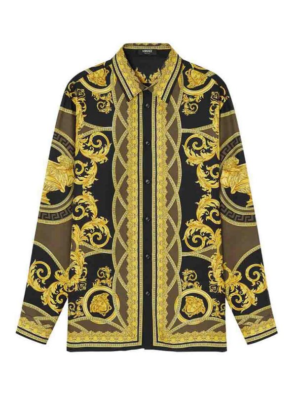 VERSACE: Chemises - Chemise - Noir