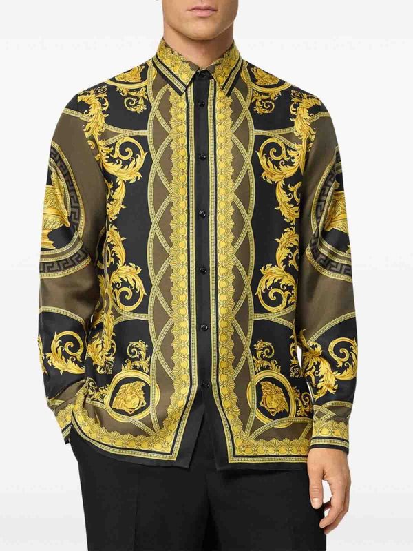 VERSACE: Chemises online - Chemise - Noir