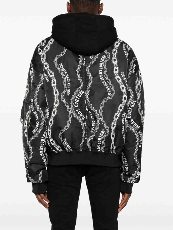 Blouson Rembourré - Noir shop online: Versace Jeans Couture