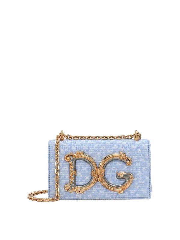 DOLCE & GABBANA: Bolsos de hombro - Bolsa De Hombro - Azul