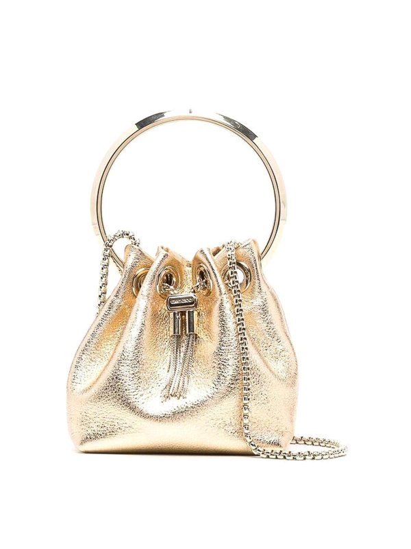 JIMMY CHOO: ショルダーバッグ - ショルダーバッグ - 金