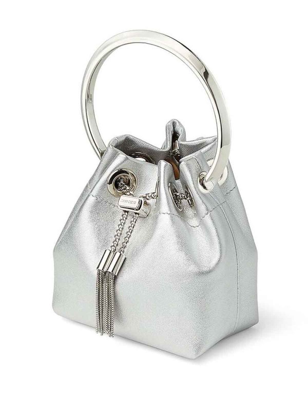 JIMMY CHOO: Schultertaschen online - Schultertasche - Silber