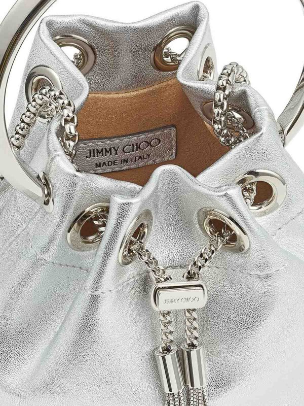 The Best Shops JIMMY CHOO: Schultertaschen - Schultertasche - Silber