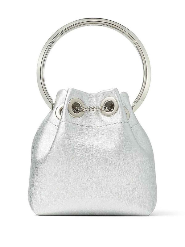 The Best Shops JIMMY CHOO: Schultertasche - Silber