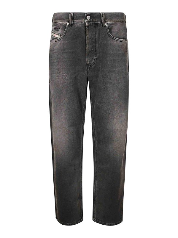 DIESEL: Bootcut - Bootcut Jeans - Grau